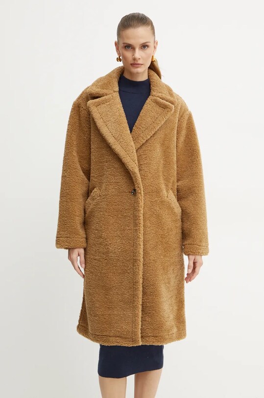 MICHAEL Michael Kors kabát nem bélelt barna 77B1384M52