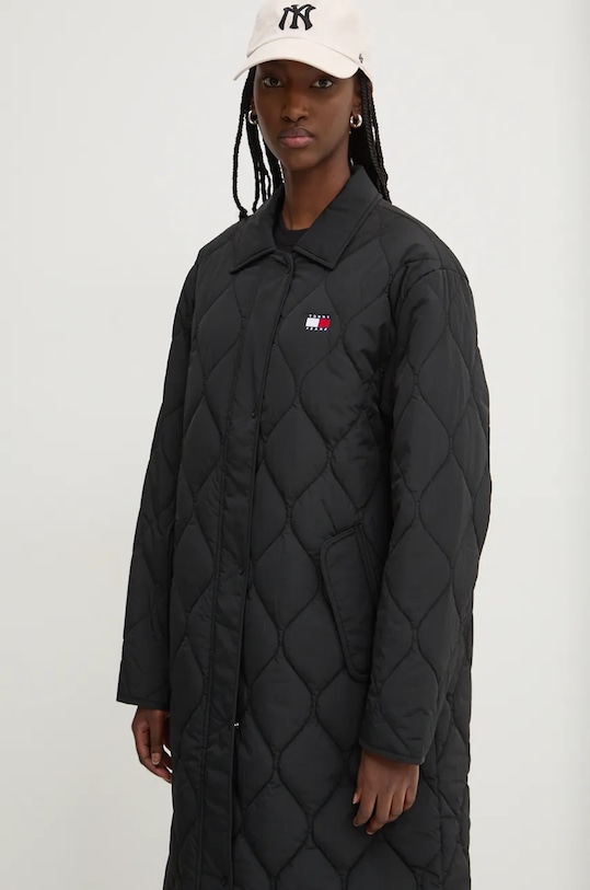 Μπουφάν Tommy Jeans DW0DW18840 μαύρο