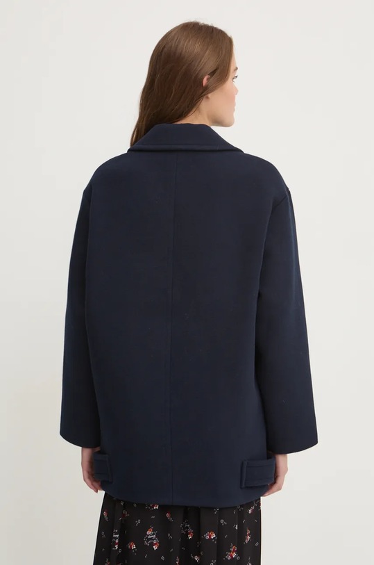 Oblečení Kabát s příměsí vlny Tommy Jeans DW0DW19752 námořnická modř