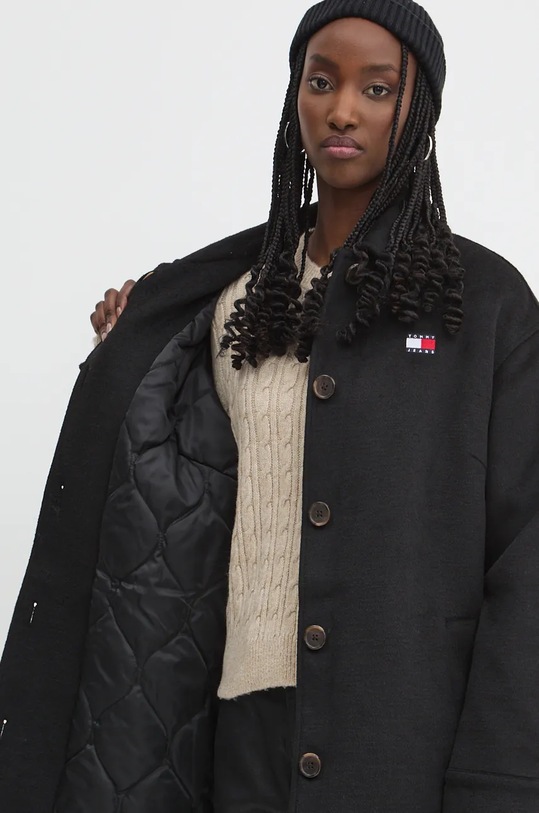 Kabát s příměsí vlny Tommy Jeans DW0DW19831
