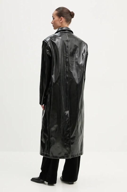 Odzież MSGM płaszcz 3742MDC07.247800 czarny