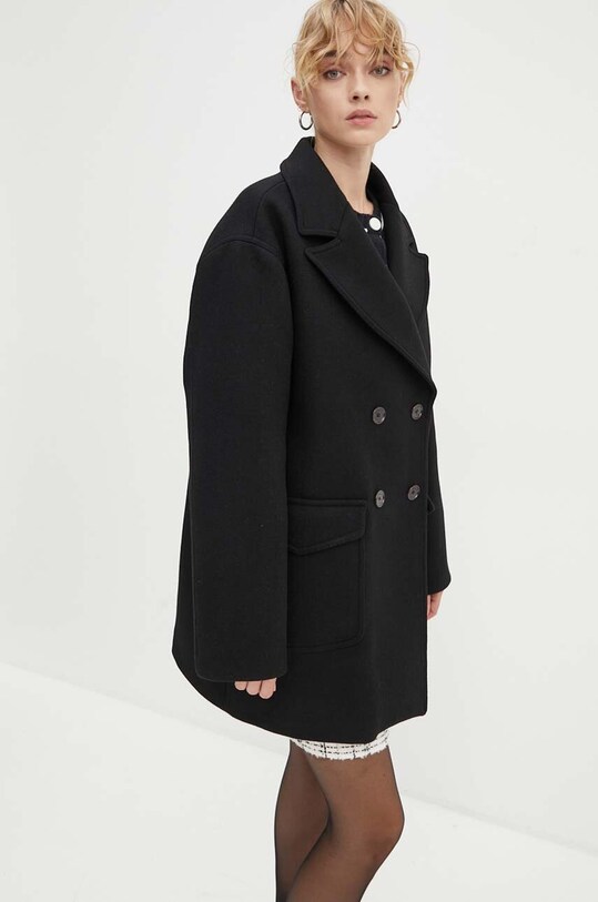 Moschino Jeans płaszcz wełniany 0612.8717