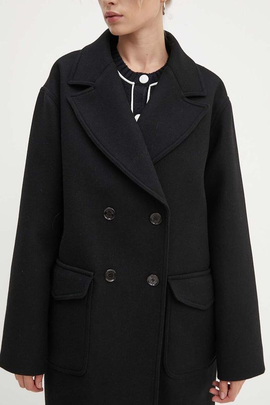 Moschino Jeans płaszcz wełniany 0612.8717