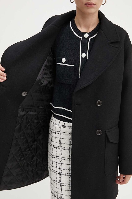 Moschino Jeans płaszcz wełniany 0612.8717