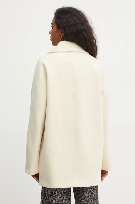 Oblečenie Kabát s prímesou vlny Morgan GAM GAM béžová