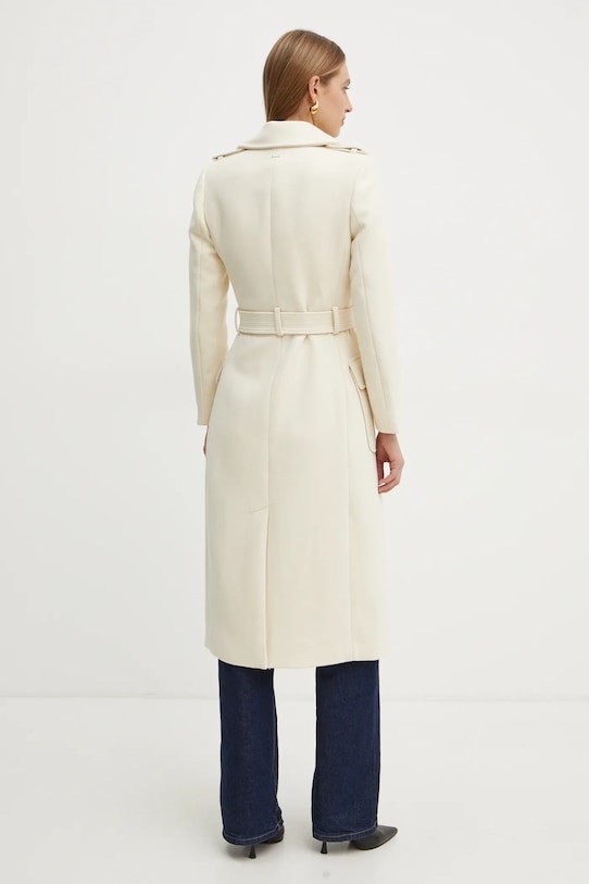 Oblečenie Kabát s prímesou vlny Morgan GANASH GANASH béžová