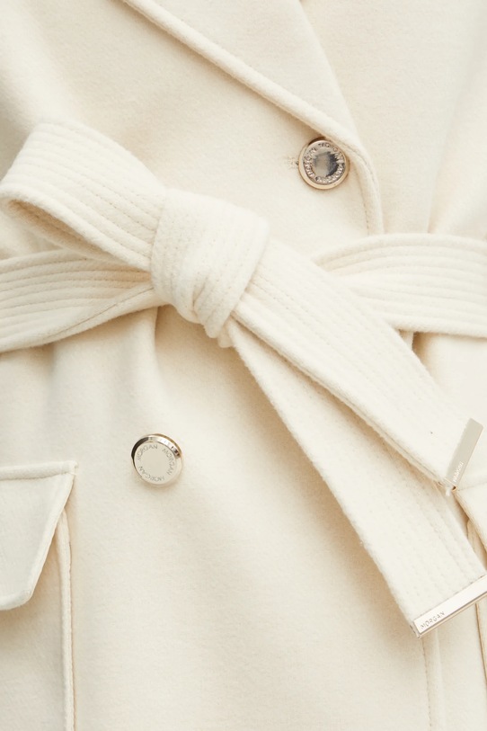 Kabát s prímesou vlny Morgan GANASH GANASH béžová