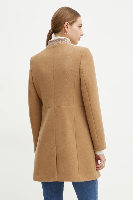Ρούχα Μάλλινο παλτό Morgan GSUZI GSUZI καφέ
