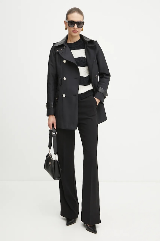 Палто Morgan GZIMA GZIMA черен AW25