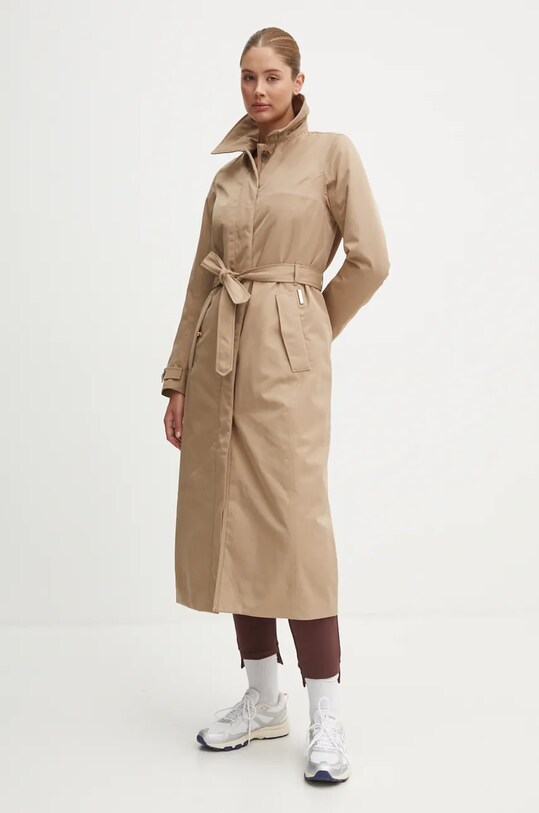 Одежда Пальто Didriksons MATILDE 505419 бежевый