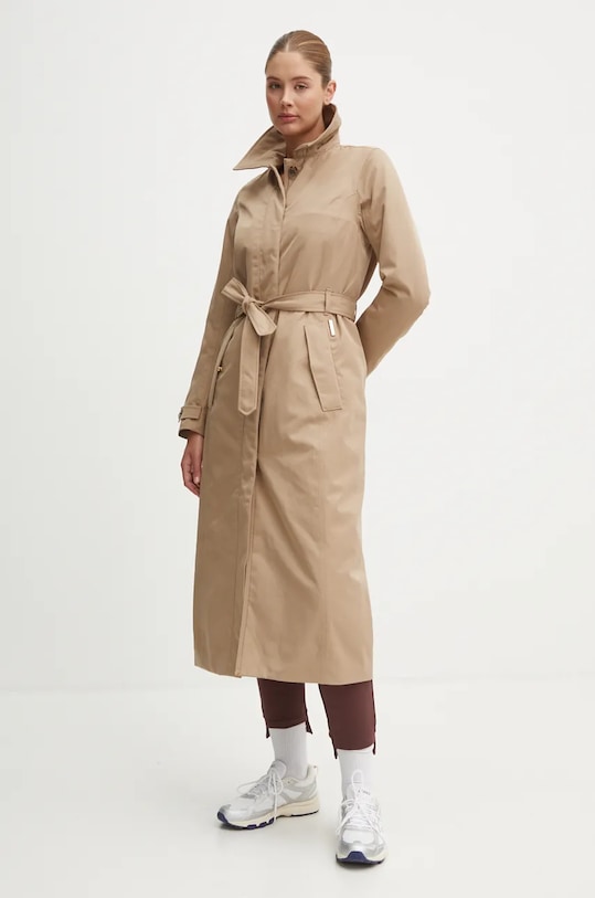 Одяг Пальто Didriksons MATILDE 505419 бежевий