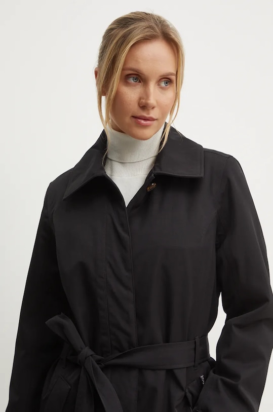 Didriksons palton MATILDE 505419 negru AW24