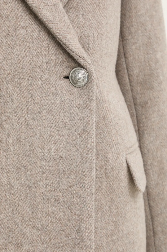 Vlněný kabát ZADIG&VOLTAIRE WWCO00219 béžová