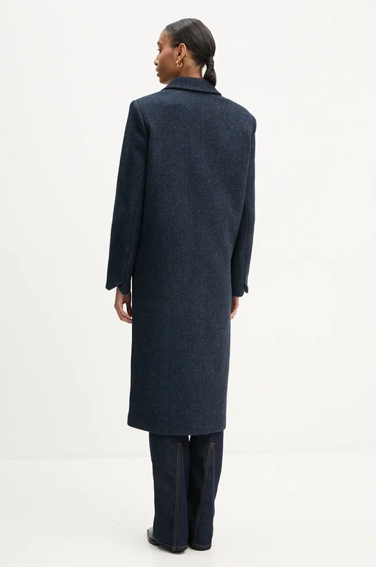 Oblečení Vlněný kabát ZADIG&VOLTAIRE WWCO00217 námořnická modř