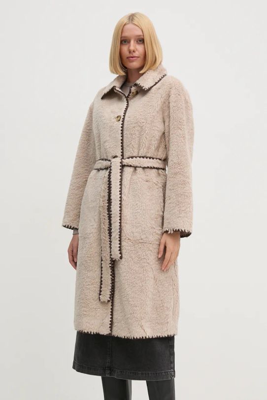 Палто OUI уголемена бежов 88948