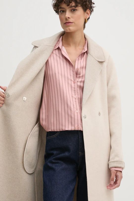 Вовняне пальто OUI 89837