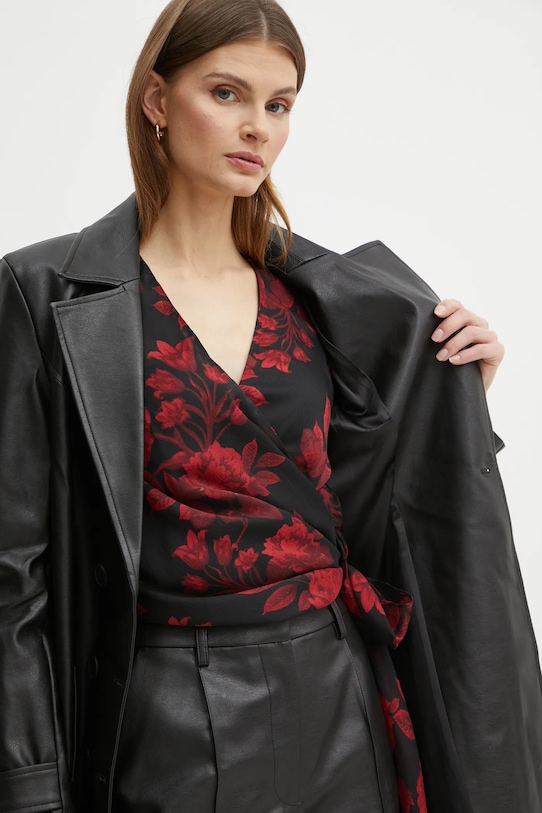 Bardot płaszcz VEGAN LEATHER 56210JB8