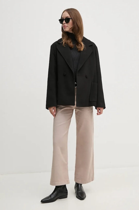 Artigli płaszcz ACCP000161 czarny AW24