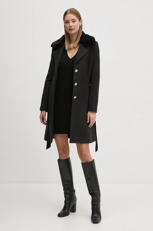 Gaudi palton din lana 421FD35005 negru AW24