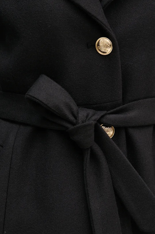 Gaudi palton din lana 421FD35005 negru