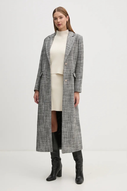 Gaudi palton cu captuseala negru 421FD35013