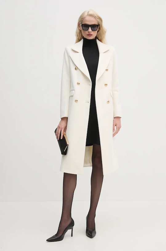 Kaput Gaudi s toplom postavom bijela 421FD35015