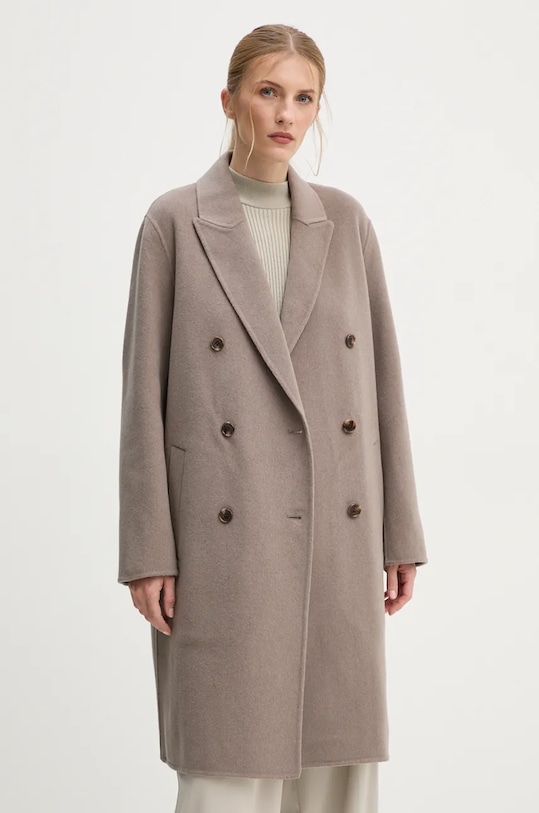 Vuneni kaput Theory bež O0801412