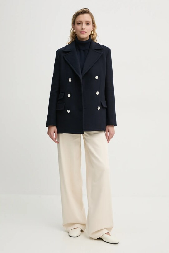 Theory marynarka wełniana O0901404 granatowy AW24