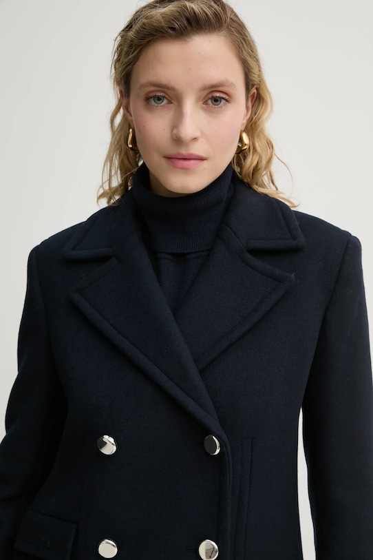 Шерстяной пиджак Theory O0901404 тёмно-синий