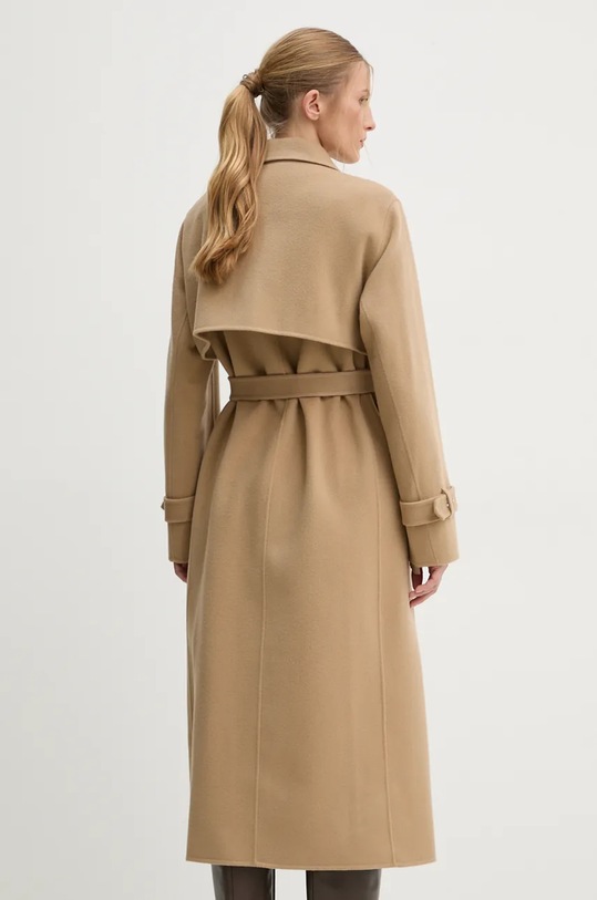 Одежда Шерстяное пальто Theory O0901418 бежевый