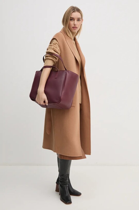 La Petite Française bezrękawnik wełniany PFMODESTE PFMODESTE beżowy AW24