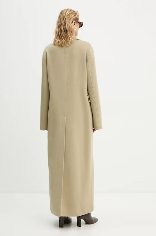 Îmbrăcăminte Nanushka palton de lână DAMIRA NW24PFSG27462 verde