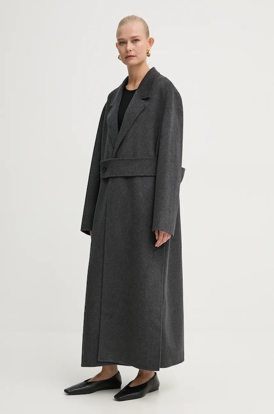 AERON palton de lana gri CO118453