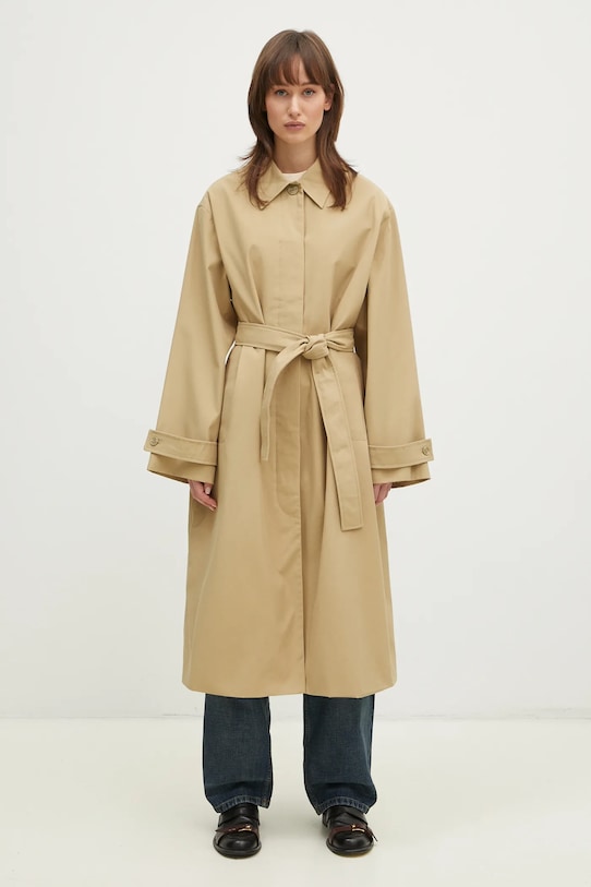 Пальто Samsoe Samsoe Sarooney F24300140 бежевий AW24