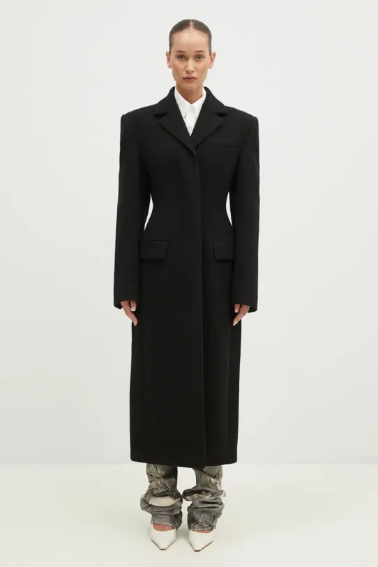 Sportmax wool coat Arabia1234 non-insulated black 2422016043600