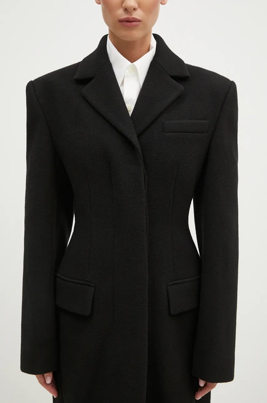 Sportmax wool coat Arabia1234 2422016043600 black