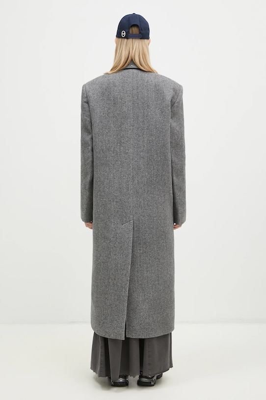 Oblečení Vlněný kabát Sportmax Billy 2422016072600 šedá
