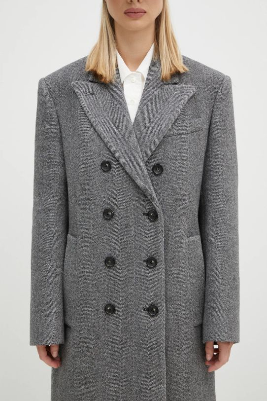 Sportmax wool coat Billy gray 2422016072600