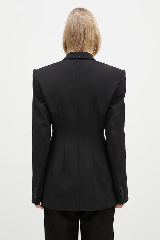 Odzież Sportmax marynarka wełniana Danzica 2422046014600 czarny