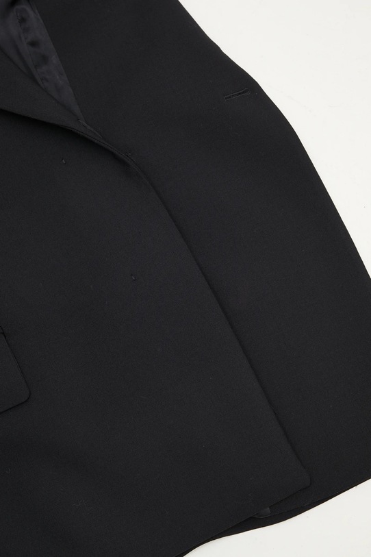 Sportmax marynarka wełniana Danzica 2422046014600 czarny