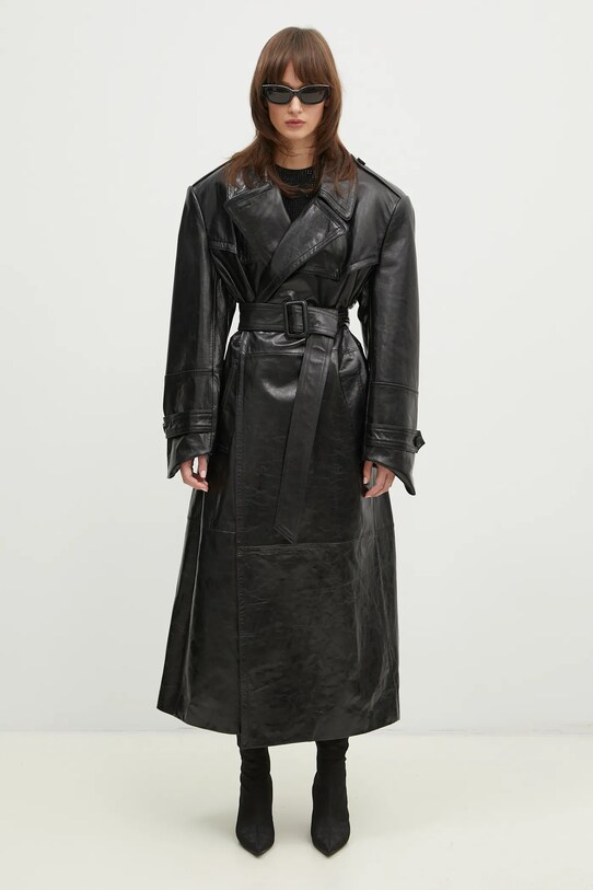 Кожаный плащ Sportmax Alfeo1234 2422476013600