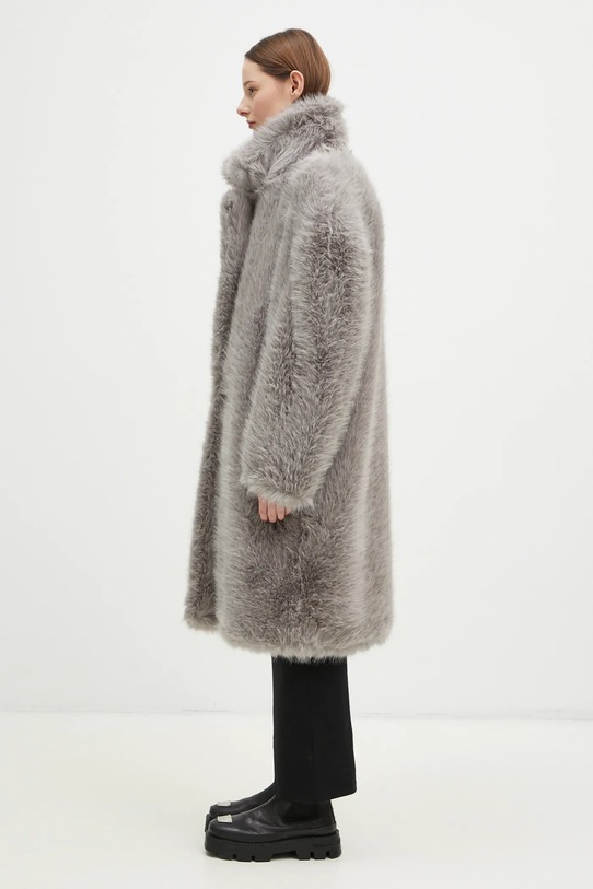 Sportmax płaszcz Manico 2422906012600 szary AW24