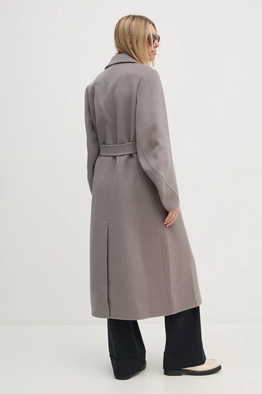 DIANE VON FURSTENBERG palton de lana DVFCL3S004 gri AW24