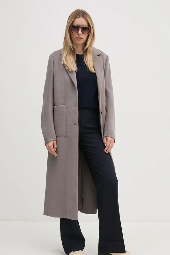 Вълнено палто DIANE VON FURSTENBERG DVFCL3S004