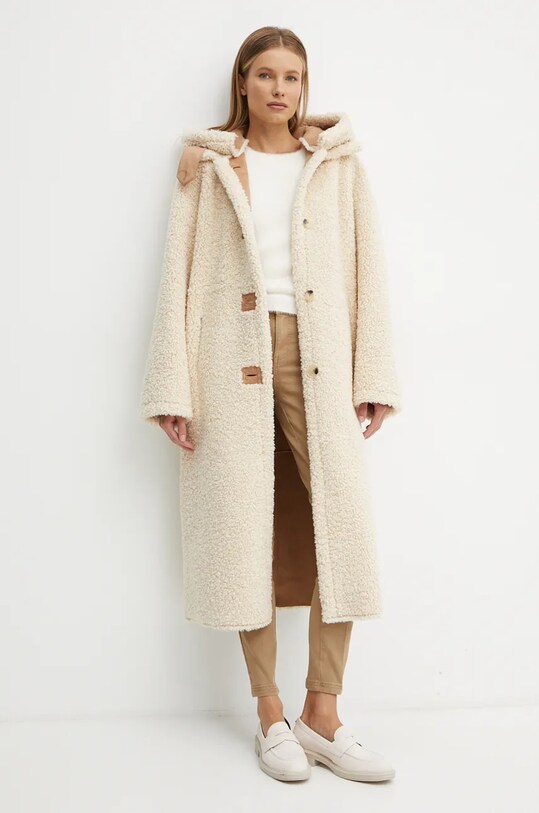 Forte Forte płaszcz pozostałe beżowy 13200.mycoat