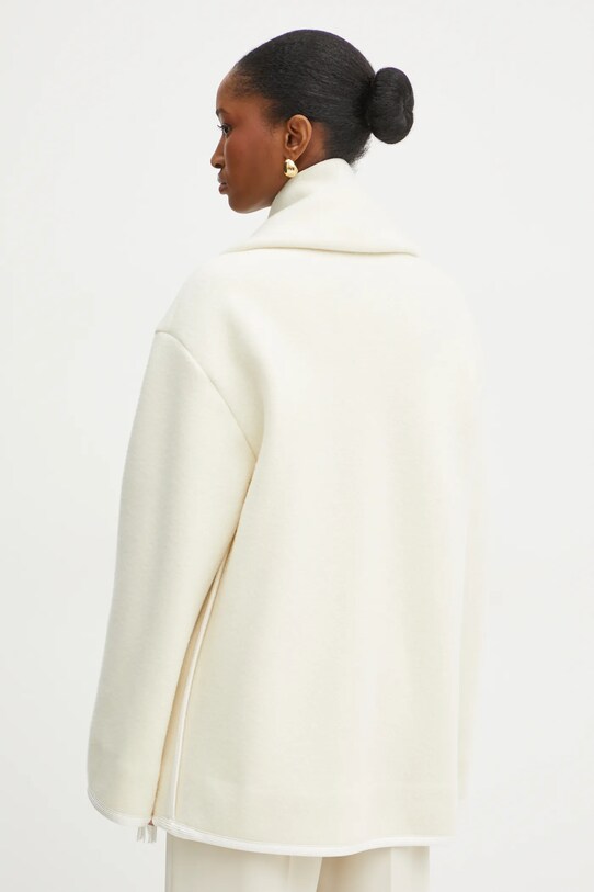 Îmbrăcăminte Forte Forte palton de lana 13209.mycoat bej