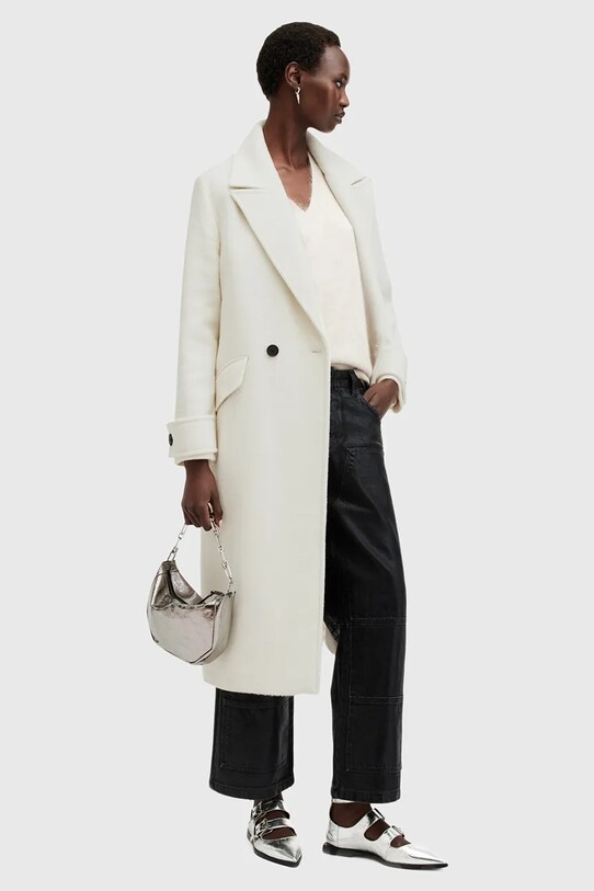 Пальто з домішкою вовни AllSaints MABEL COAT W006OZ