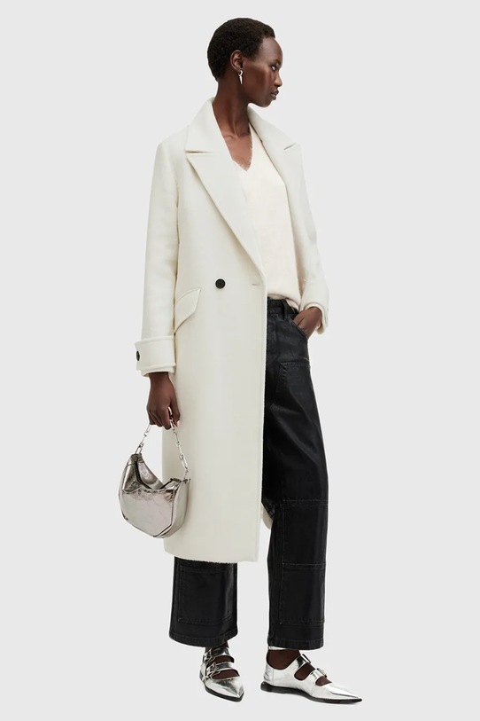 Пальто с примесью шерсти AllSaints MABEL COAT W006OZ