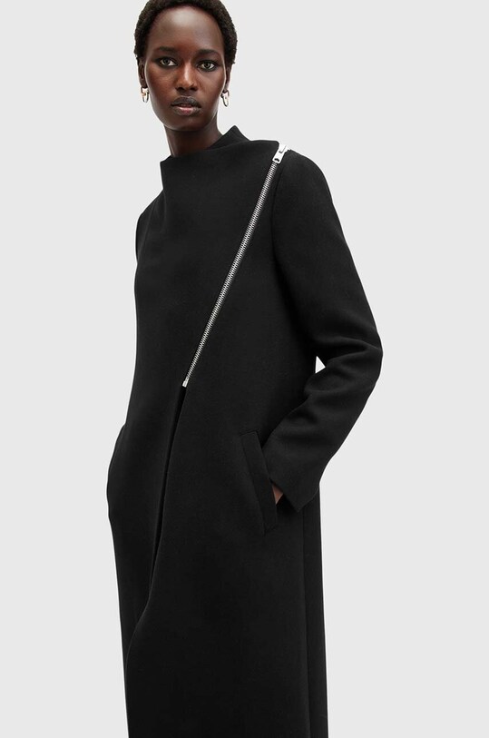 AllSaints płaszcz wełniany MARGOH COAT W009OB