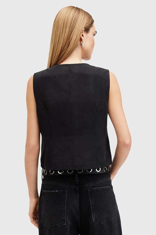 Îmbrăcăminte AllSaints vesta AVERIE TEN WAISTCOAT W028QC negru